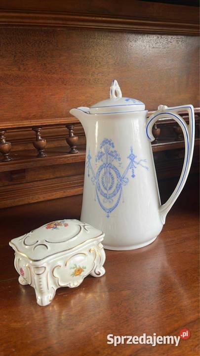 Puzderko Syg Gerold Tettau Porcelana ecru Gdańsk