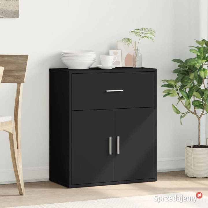 Szafka czarna 60x31x70 materiał drewnopochodny sprzedam