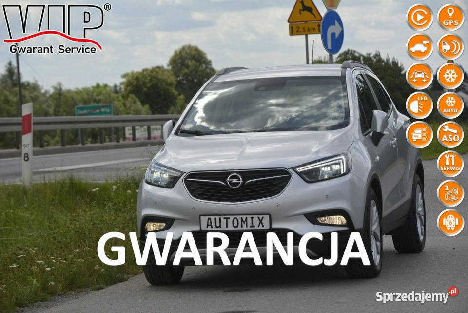 Opel Mokka X 16 Benzyna Full LED nawi kamera hak 1598cm3 Sędziszów Małopolski