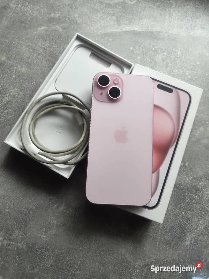iPhone 15 256GB Pink Różowy Stan Wrocław