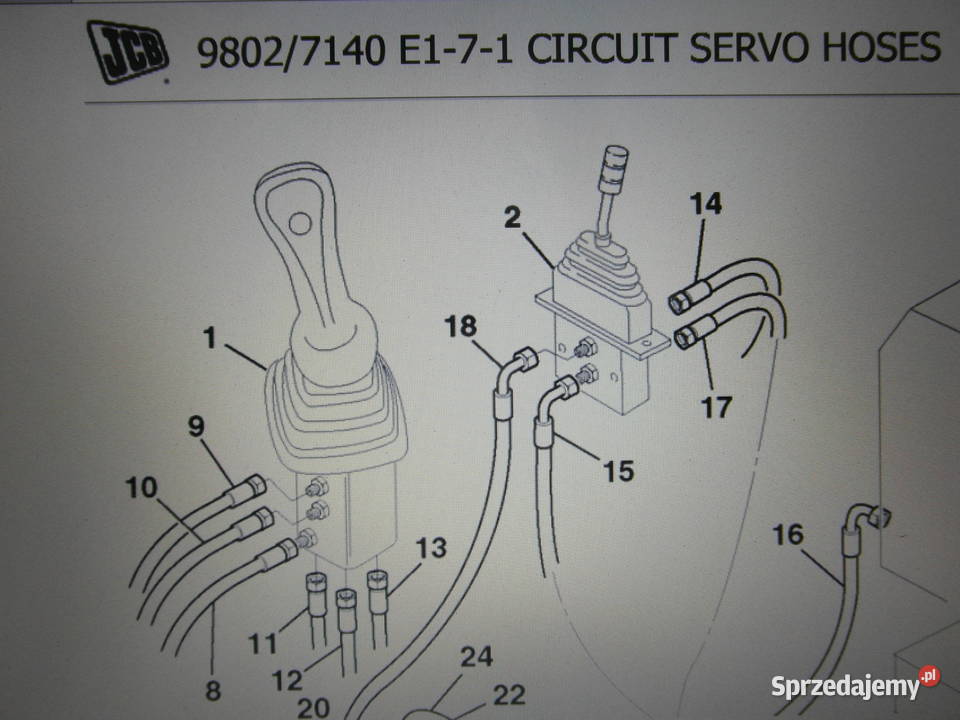 katalog czesci jcb 54170 i inne Szczecin