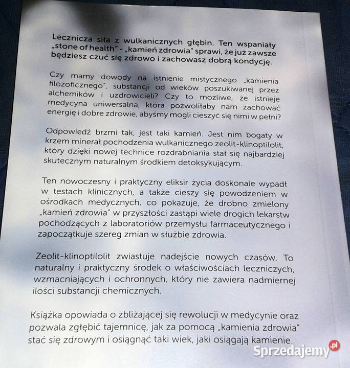 The Stone of Health Ingomar W Schwelz lubelskie Chełm