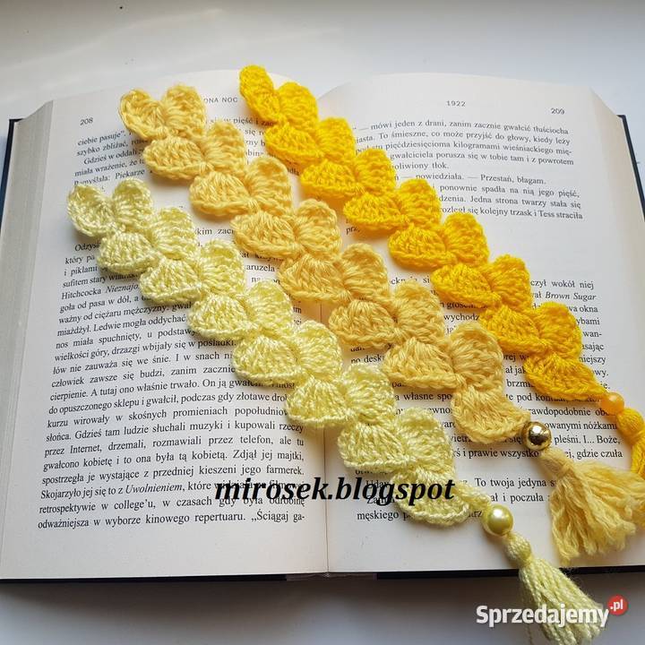 Zakładka do książki handmade ręcznie robiona Łódź