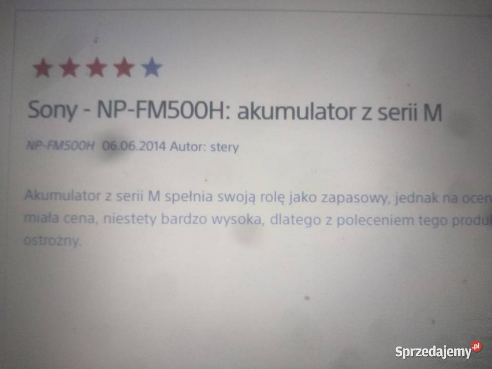 ladowarka sony BCVM10 Swarzędz