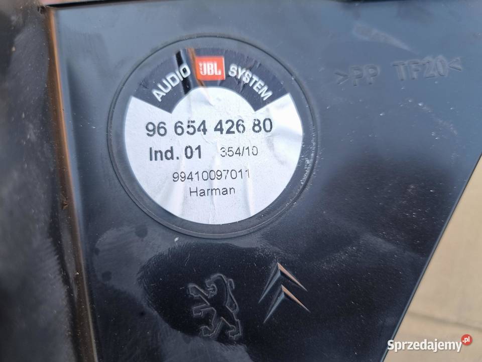 GŁOŚNIK SUBWOOFER PEUGEOT 508 I 9665442680 ITA sprzedam