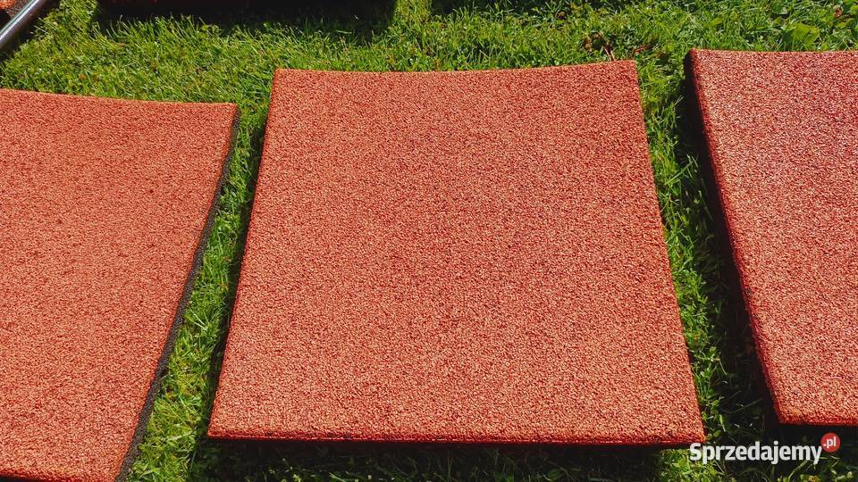 Płyty gumowe pod basen plac zabaw ogród grube śląskie