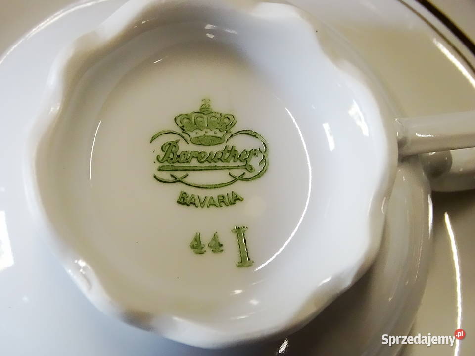 Zestaw porcelany Baruther Bavaria vintage z lubelskie Biłgoraj