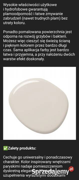 Farba paro plamoodporna biobujcza oddychająca do Zawory