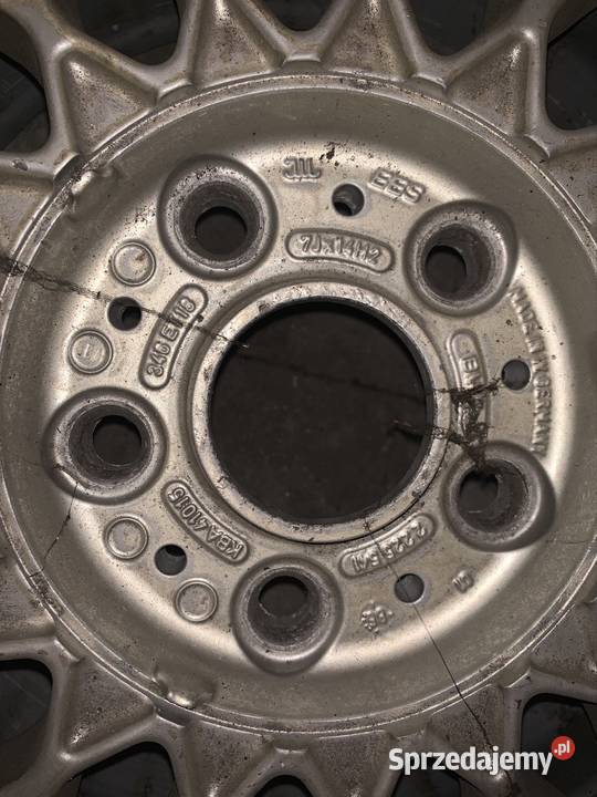 Felga Aluminiowa 14 tka 7Jx14H2 ET18 BMW e23 e24 aluminiowe Samochodowe Mszana