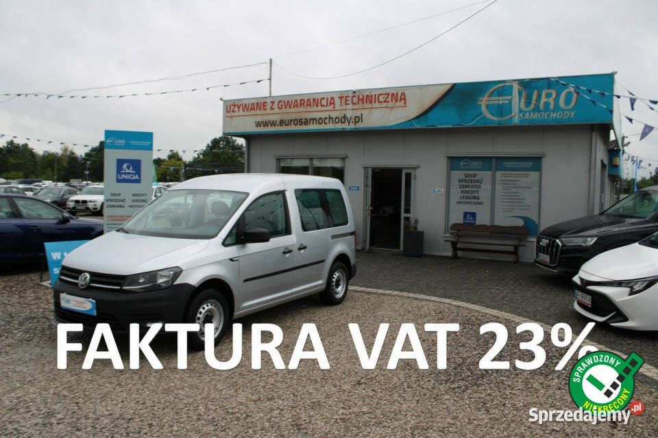 Volkswagen Caddy FVat gwarancja salonpolska IV Rok produkcji 2020 Warszawa