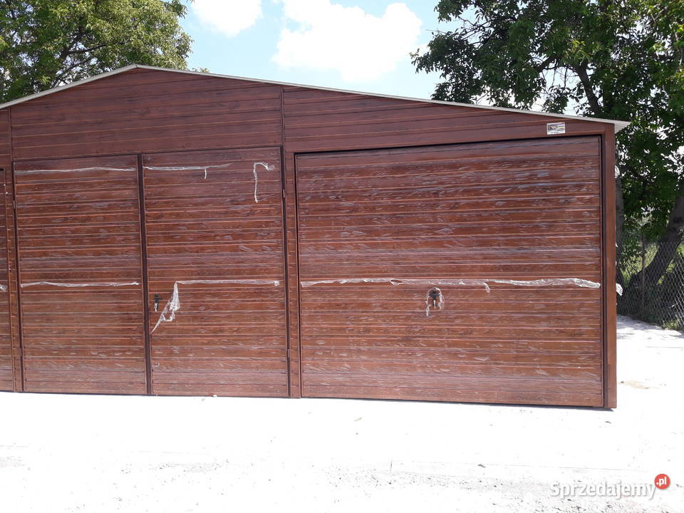 Garaż Blaszany Dwuspadowy Magazyn Gospodarczy Nieruchomości Olsztyn sprzedam
