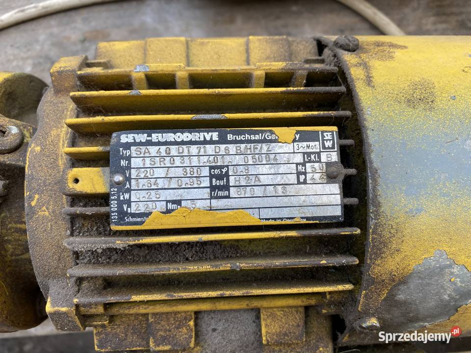 Przekładnia z silnikiem motoreduktor SEW 025 kW Secemin sprzedam