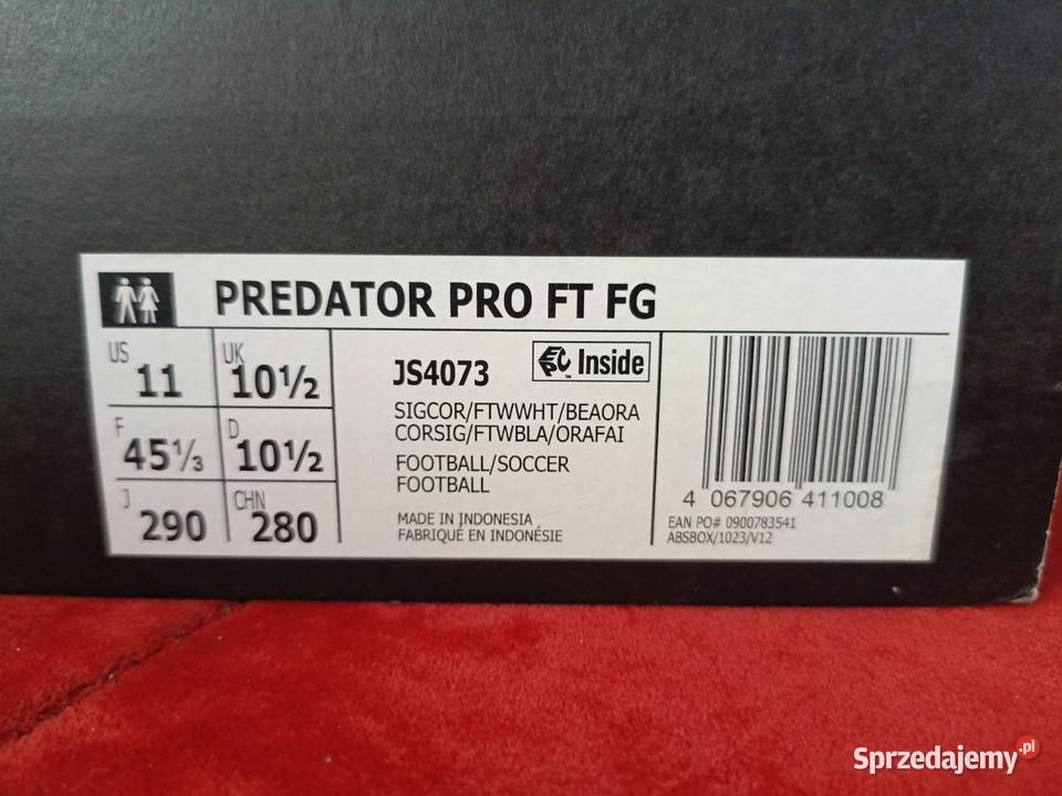 Korki firmy adidas predator pro Sportowe Męskie wielkopolskie Koło