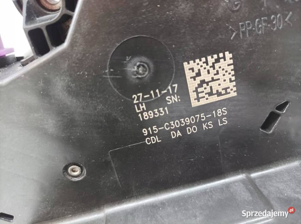 ZAMEK DRZWI LEWY PRZÓD EUROPA C3039075 Opel