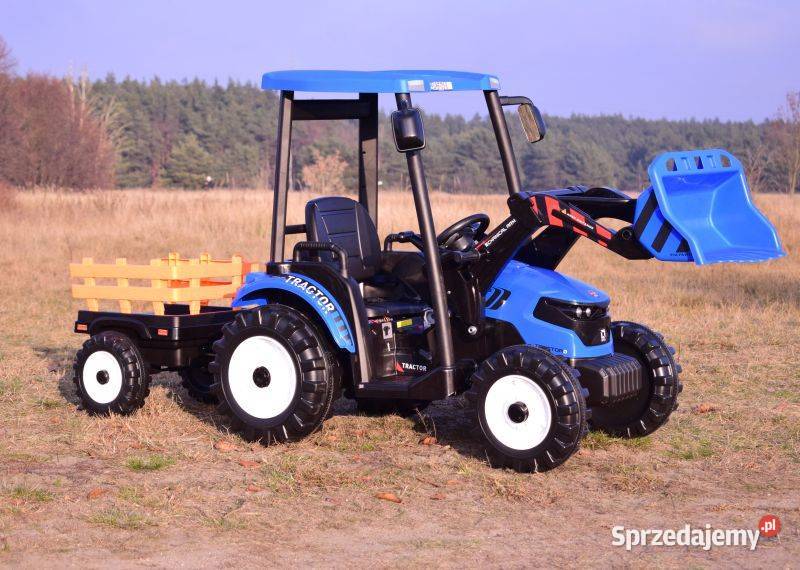 OLBRZYMI TRAKTOR NA AKUMULATOR Z PRZYCZEPĄ 12 V Rowerki i pojazdy Toruń