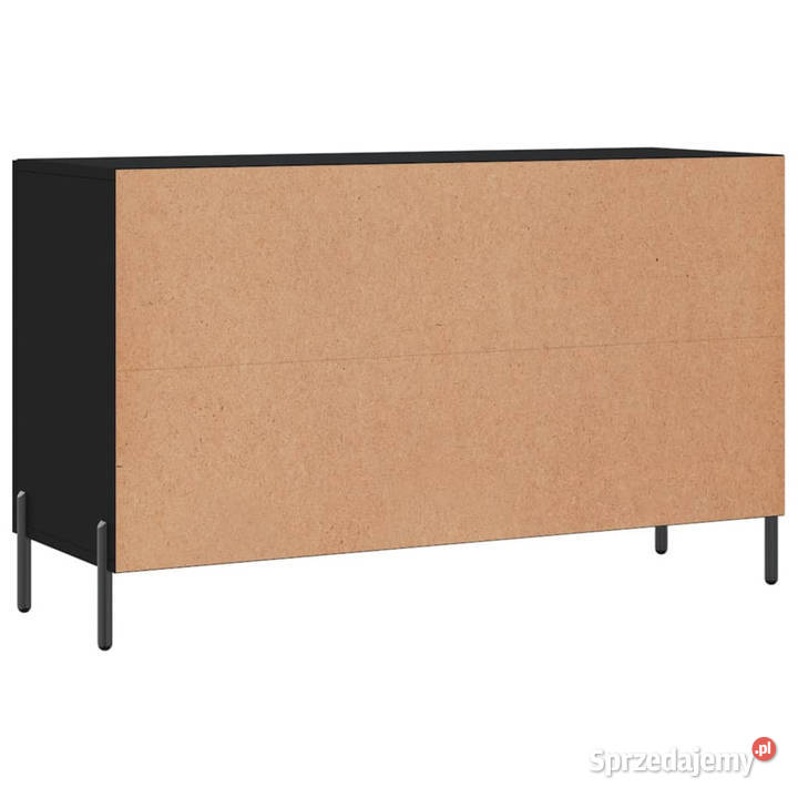 Komoda czarna 100x36x60 materiał drewnopochodny Warszawa