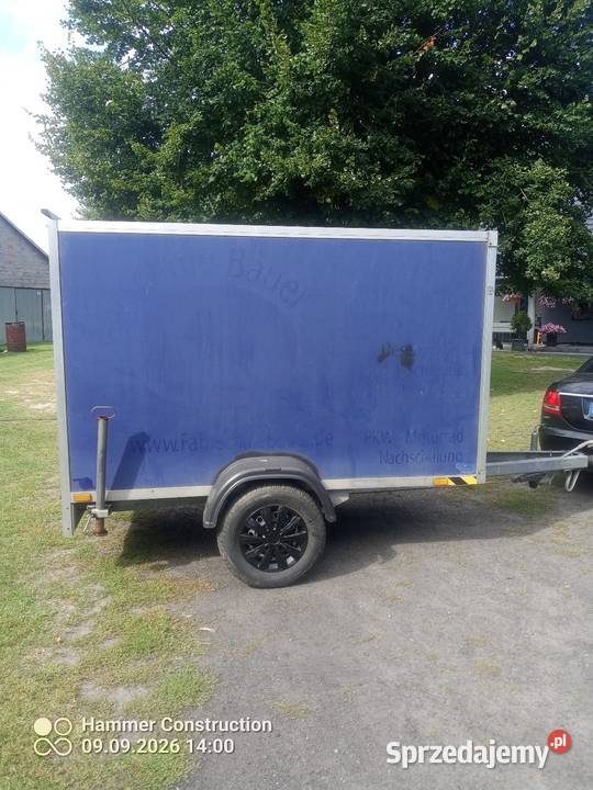 Sprzedam Przyczepkę kontener Dmc 800 sprzedam
