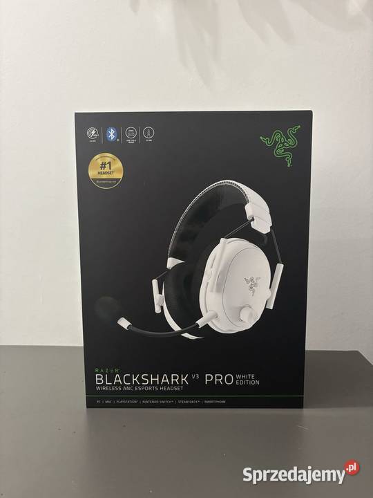 Słuchawki Razer Blackshark v3 Pro White Edition Pozostałe dolnośląskie Zgorzelec