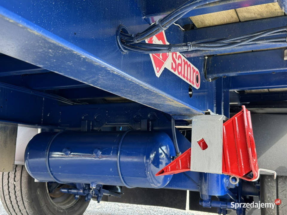 burtowe Samro Ciężarowa 2osiowa na poduszkach Widełki