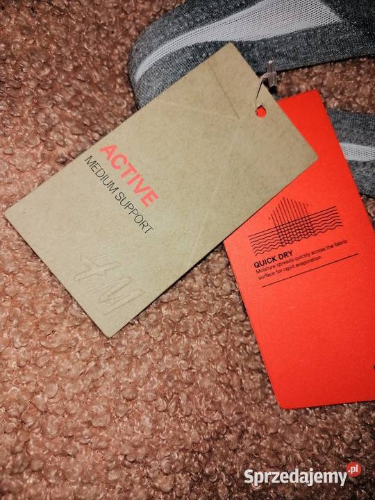 HM SPORT szary stanik biustonosz top sportowy Leszno