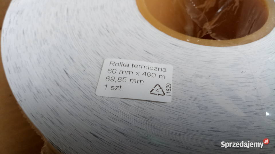 Rolka termiczna 60 mm Dł 460m parkomat biletomat Ożarów Mazowiecki sprzedam