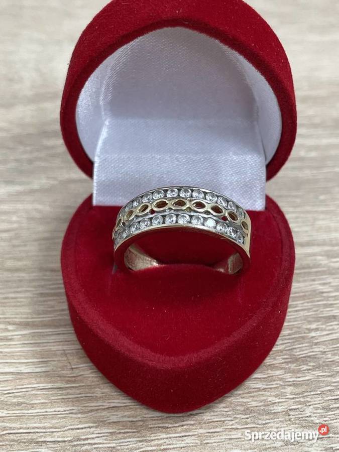 Pierścionek złoty p 585 r15 453g obrączka z Gdańsk