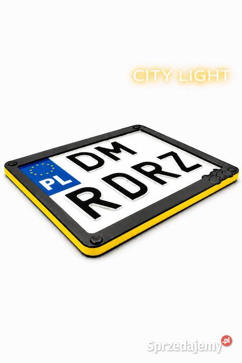 Ramka tablicy rejestracyjnej motocyklowa Olsztyn