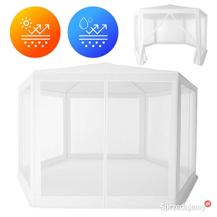 Namiot pawilon ogrodowy handlowy 2x2x2 m z Smogorzów