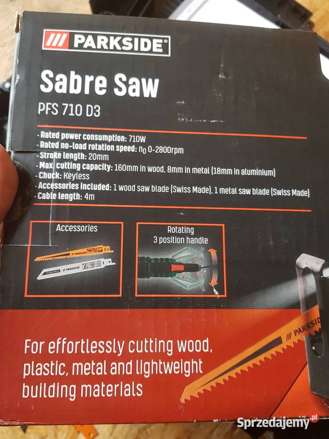 Piła szablasta elektryczna Parkside PFS 710W D3 Głogowa