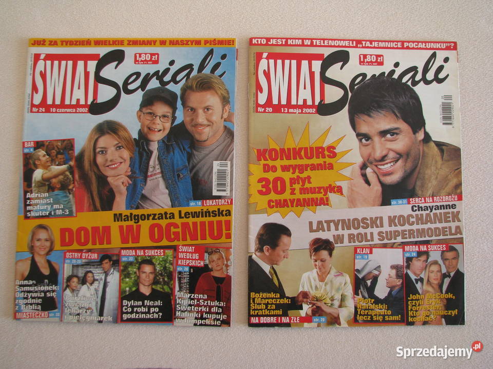 Magazyn Świat Seriali z lat 2002 2015 miękka Brzegi