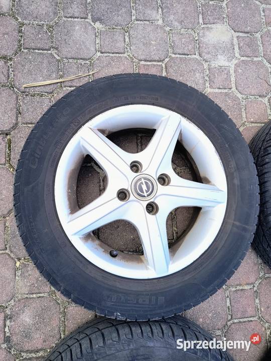 Felgi aluminiowe z oponami lato 14 Opel Corsa aluminiowe Wręczyca Wielka