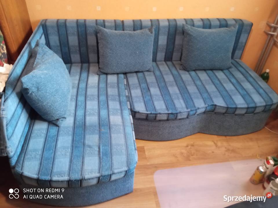 Narożnik z funkcją spania i pojemnikami na Katowice