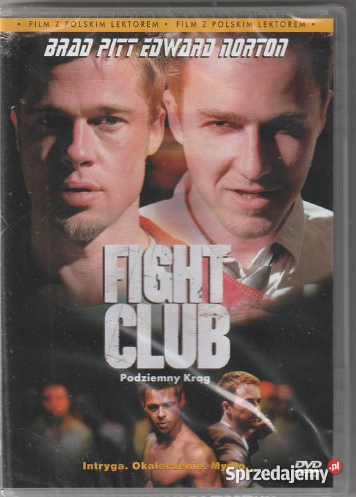 Fight Club Podziemny krąg Brad Pitt DVD DVD Filmy
