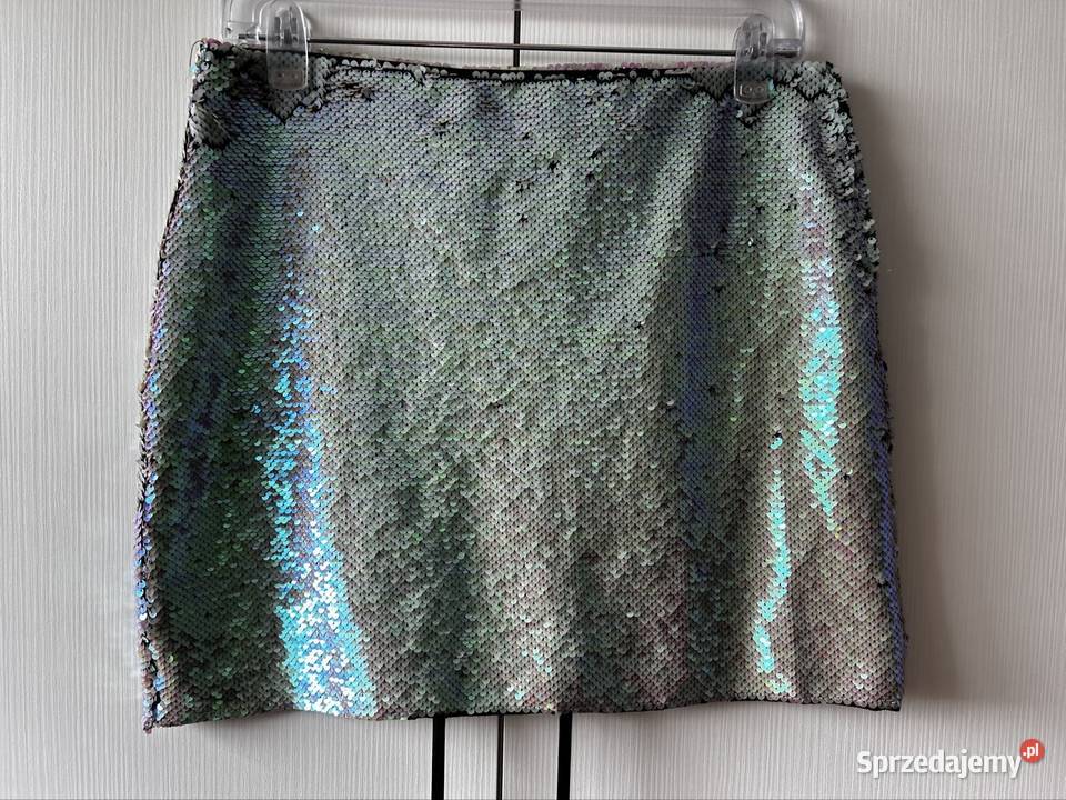 Cekinowa spódnica Zara L cekinowa mini spódnica Wyszków