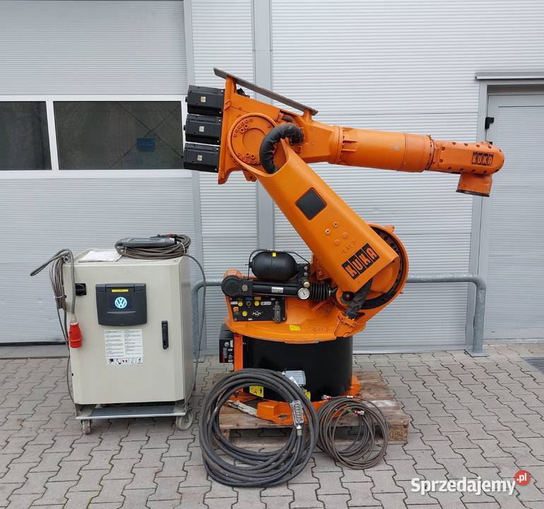 Robot przemysłowy KUKA KR210 szafa KRC1 panel