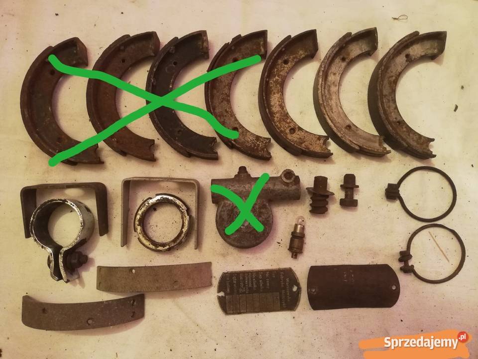 WSK wfm SHL Komar jawa mz Simson części zestaw Dąbie