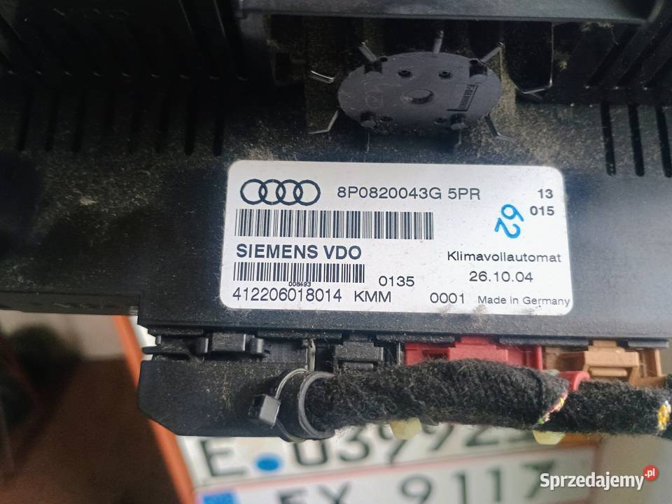 Panel klimatyzacji Ogrzewania Audi A3 8P osobowe podkarpackie Radymno