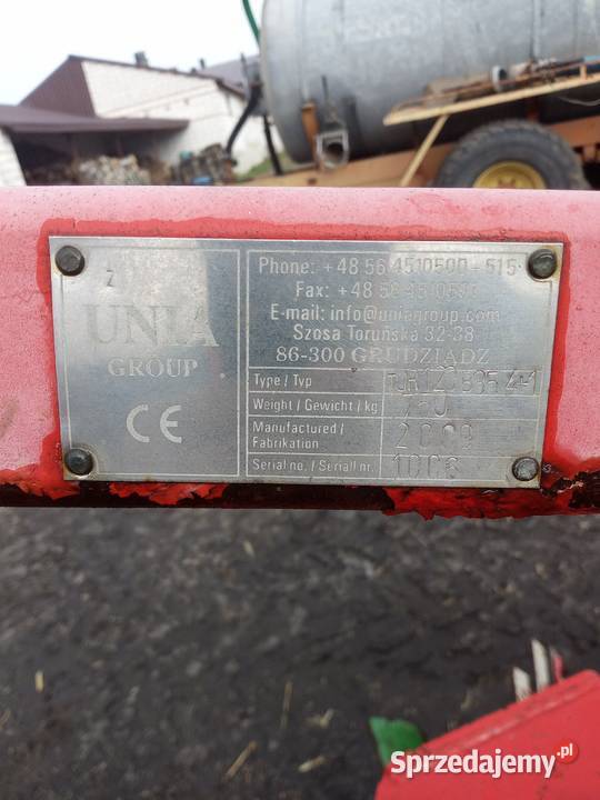 Pług Unia tur120 41 Grabica