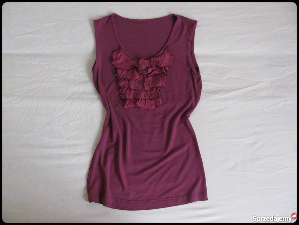 Bluzka damska z ozdobą rozmiar M Bez wzoru Płock