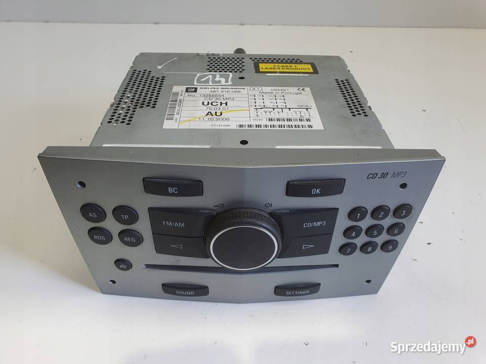 Opel Zafira B Astra H RADIOODTWATRZACZ CD MP3 lubelskie Rudka