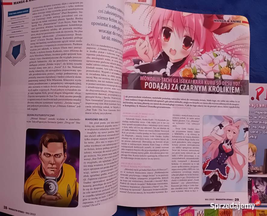 Magazyn Otaku numery 123 i 4 2013 Brak dodatków Koźminek