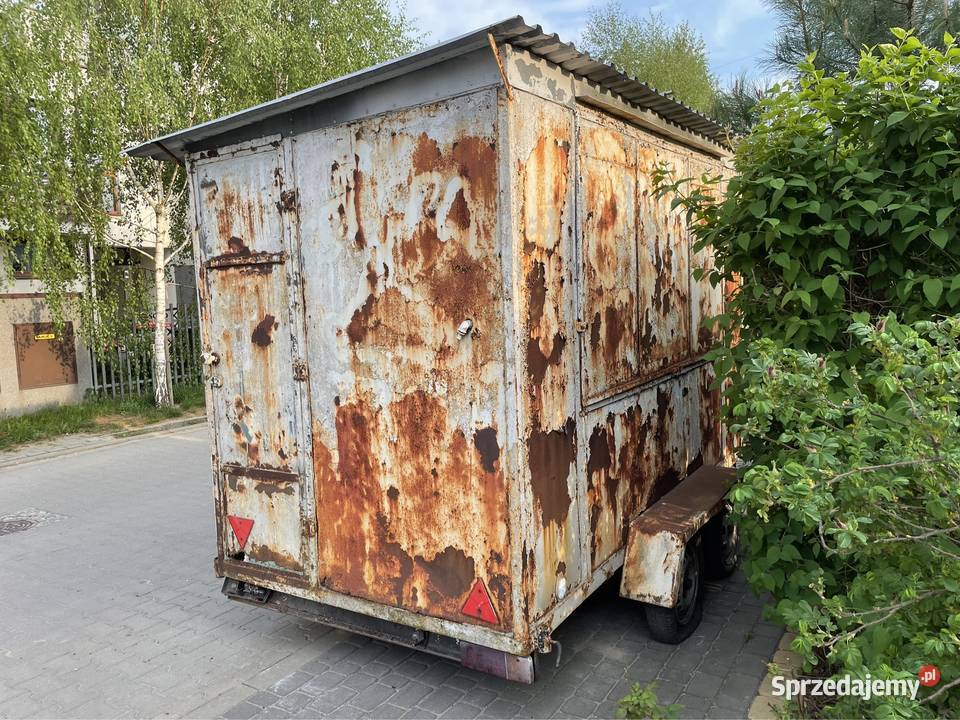 Przyczepa kontenerowa gastronomiczna socjalna Marki