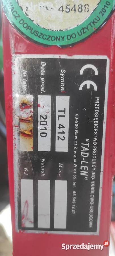 Opryskiwacz TadLen 400l 12m Lubań