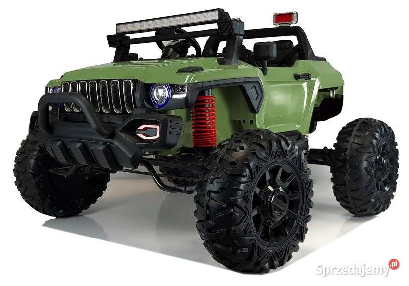 Auto na akumulator QLS618B wojskowe zielony