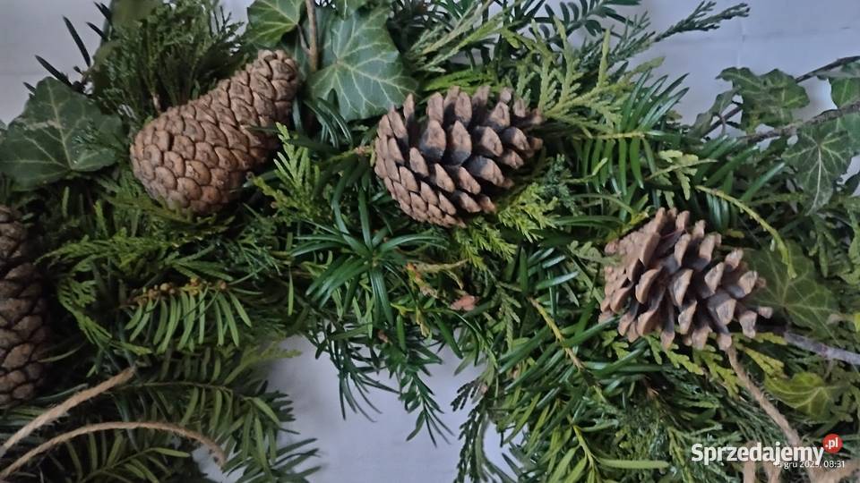 Ekowianek Wianek świąteczny bożonarodzeniowy