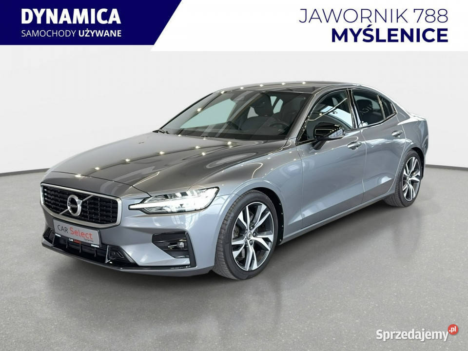 Volvo S60 VAT 23 RDesign 20 T5 250 automat 2020 światła przeciwmgielne Myślenice