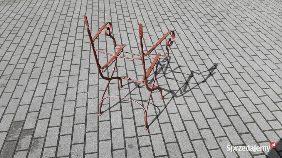 Starte krzesło ogrodowe składane fotel PRL Gdynia