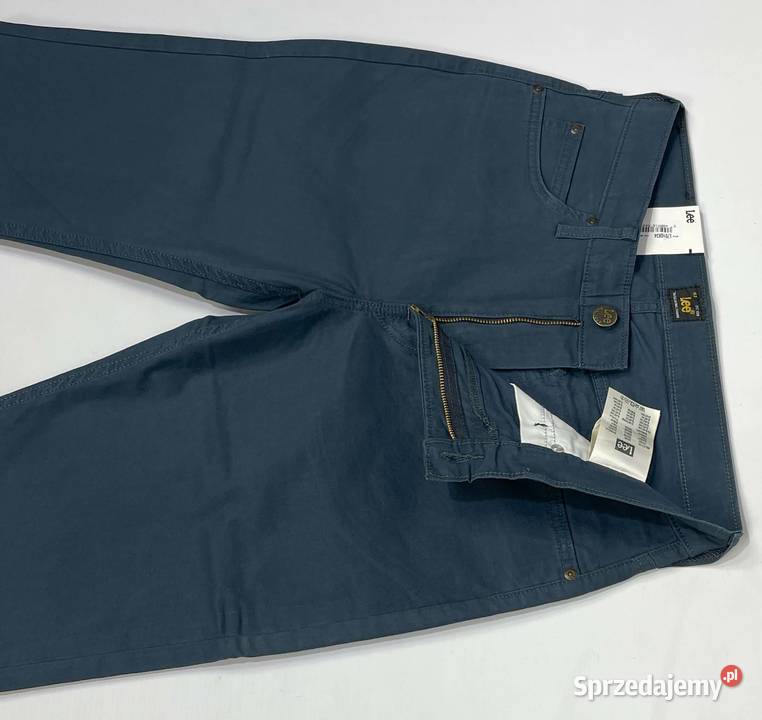 Spodnie męskie Lee Rider Slim Navy W32 L32 Częstochowa sprzedam