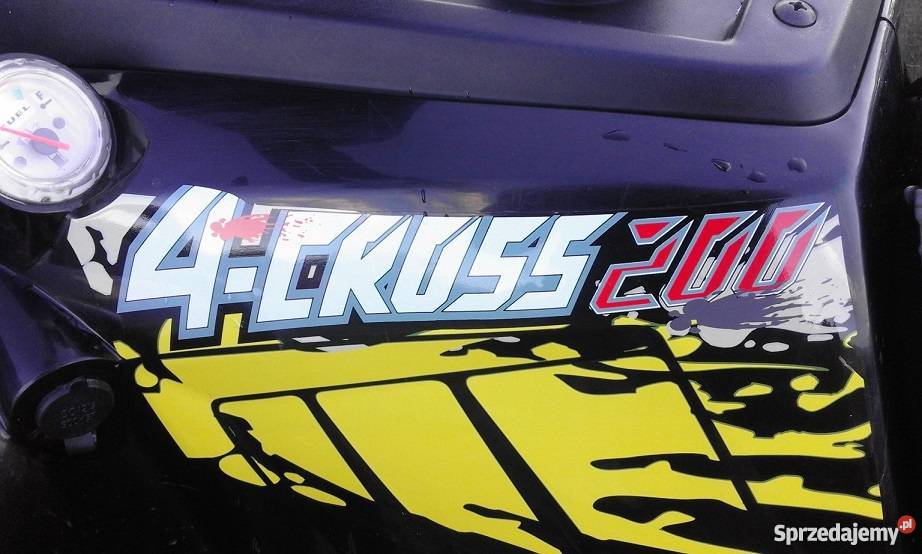 Sprzedam Quada zipp 4 cross 200 ZAREJESTROWANY wielkopolskie Jastrowie sprzedam