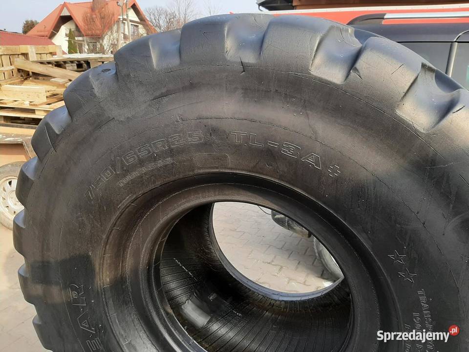 Opona używana przemysłowa 75065R25 GOODYEAR TL3A Zaścianki